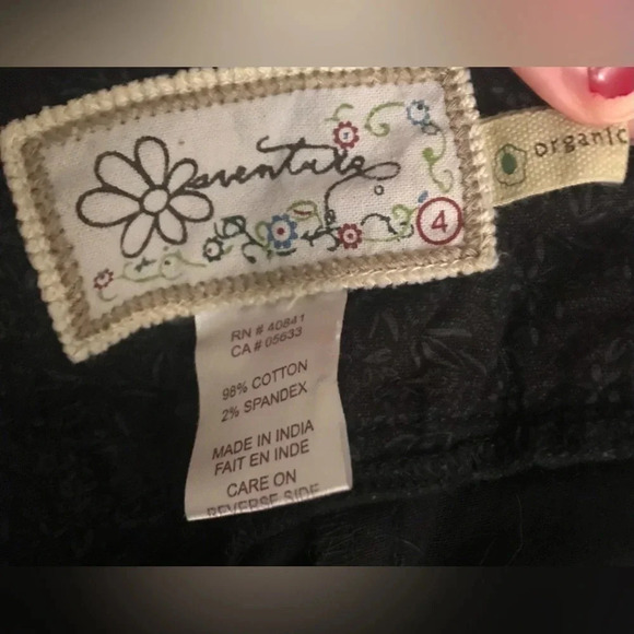 Aventura Organic Cotton Skirt Size 4 Black - Picture 3 of 5